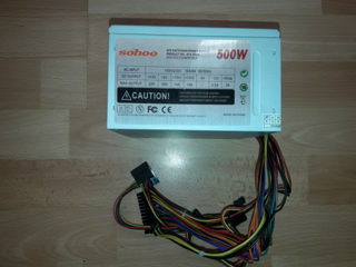 Блоки питания Sohho 500 W,  24 pin,  2 Sata,  по 200 lei,  Рышкановка foto 2