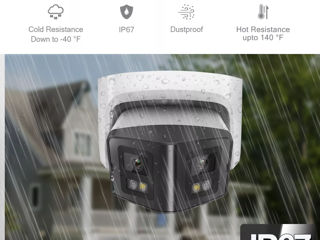 Dual lens Panoramic 180 Hikvision Compatible 4MP DUAL Light security ip camera foto 5