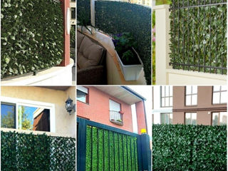 Creangă verde artificială decorativă.Panouri verzi decorative. foto 4