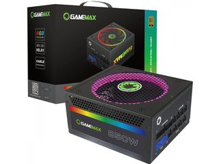 Блок питания Gamemax RGB 850 W Modular 80 Plus Gold RGB foto 1