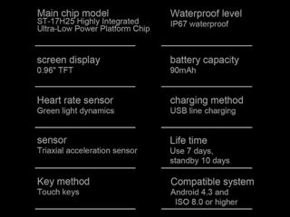 Bratara inteligenta smart fitness smart band foto 6