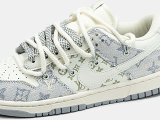 Nike SB Dunk Grey x Louis Vuitton Unisex foto 2