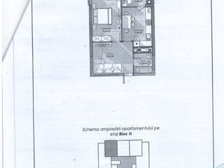 Apartament cu 1 cameră, 43 m², Râșcani, Chișinău