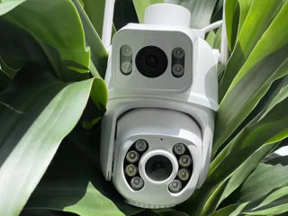 Cameră Wifi 8MP 4K PTZ cu lentilă duală cu ecran dublu Ai Human Detect Urmărire automată foto 10