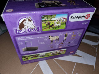 Set figurine Schleich, Horse Club, Loc pentru spalat caii foto 3