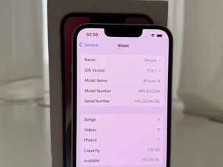 Vând IPhone 14 Alb 128 GB foto 6