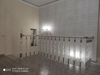 Перила ,  kозырьки из нержавейки    !!!  balustrade din inox si sticla , porti , garduri din inox foto 3