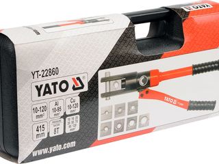 Ручной гидравлический пресс для опрессовки наконечников , Резак гидравлический кабельный "Yato"