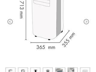 În stoc condiționer mobil  30-33 m2 model 2022 de la argo italia  10000 btu cel mai bun preț foto 16