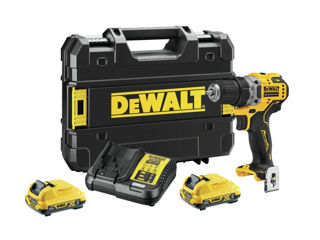 Masina de gaurit/insurubat cu acumulator/дрель-шуруповерт аккумуляторная dewalt dcd701d2 foto 5