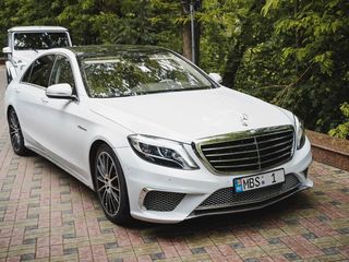 Chirie/аренда Mercedes S Class W222 AMG S65 Long alb/белый