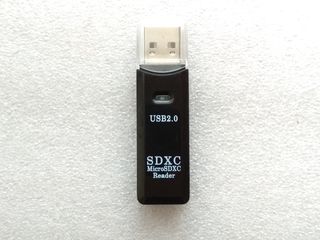 Картридер USB 2.0 для чтения/записи карт памяти SD и MicroSD foto 1