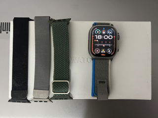 Умные часы Apple Watch Ultra M/ L/ MQFV3UL/ A/ Blue/ Gray Trail Титан foto 4