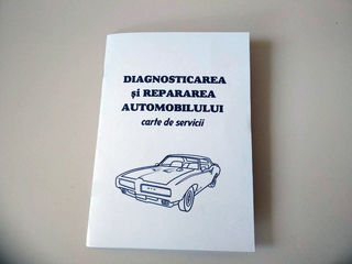 сервисная книжка - carte de deservire auto, moto