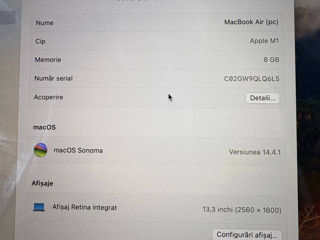 MacBook Air 13 M1 2021 512GB ideal! 77 cicluri!