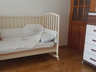 Итальянская кроватка-качалка (patuc) Pali+матрас+набор постели+бортики. 4000 лей foto 3