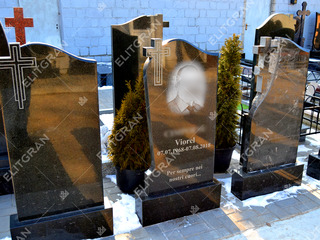 Monumente funerare din granit pret, Chișinău și Moldova, preturi reduse la minim, simple si ieftine. foto 2