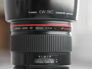 Canon 35mm EF F1.4 L USM Bălți foto 1
