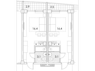 Apartament cu 1 cameră, 23 m², Poșta Veche, Chișinău foto 3