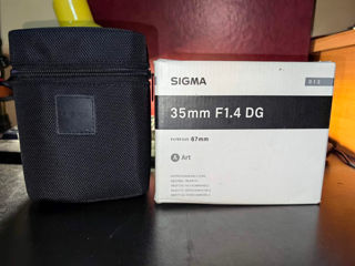 Sigma 35mm F1.4 Fg Art Sony A-mount + Adapter Af-ef foto 6