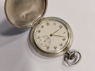 Breget - часы карманные старинные серебрянные foto 9