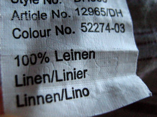100% Linen "Daniel Hechter" (France)  - size L. foto 5