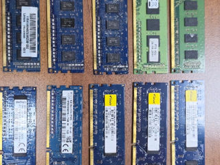 RAM DDR3 4Gb Samsung, Hynix,Micron,Kingston,..1333-1600 MHz -70 Lei bucata foto 3