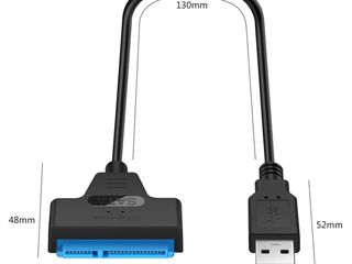 Переходник USB 3.0 к SATA III 2.5/3.5""Ssd/Hdd-140 -300 lei foto 10