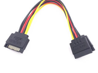 Id-172: SATA Male To 2 Female Connector SATA 1 to 2 - Тройник SATA на 2 х SATA коннектор Переходник foto 8