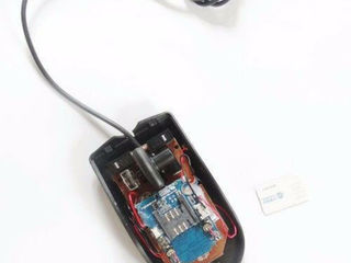 Transmisie Audio USB Mouse monitor GSM Card SIM Dispozitiv GSM in Maus foto 4