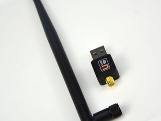 Новый! USB WiFi адаптер для стационарных компов и ноутов. Антенны 2-15dbi 150Mbps 802.11b,g,n foto 3