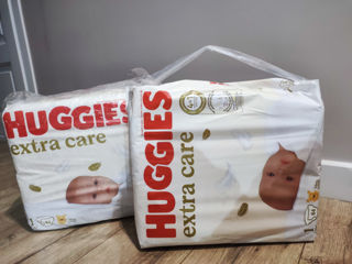 Подгузники Huggies Extra Care 2-5kg 84шт осталась 1 упаковка