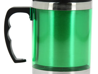 Cană termos verde  din inox 430ml (28-141) foto 3