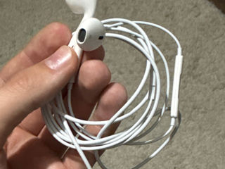 Căsti cu fir Apple EarPods cu Lightning Connector White foto 2