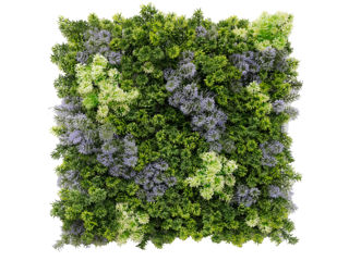 Perete decorativ GREENERY Moss White Pure 50*50cm (17856)