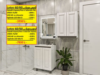 Мебель в ванную МДФ глянец/мат.Фабрика. Mobilier baie MDF lucios/mat (high gloss).De la producator. foto 7