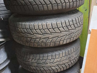 Разноширокие диски (разварки) R15 5*114.3 8.5J/9.5J  и шины R15 20570 Hankook зима foto 2