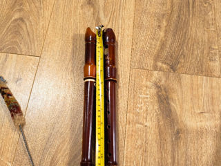 Винтажные деревянные немецкие флейты 2 штуки foto 8