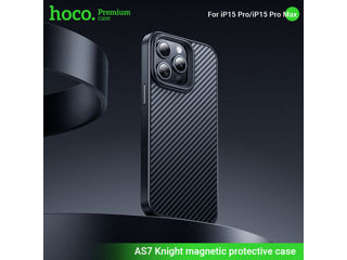 Husă de protecție magnetică Hoco Knight pentru iPhone 16 Pro(AS7) foto 3