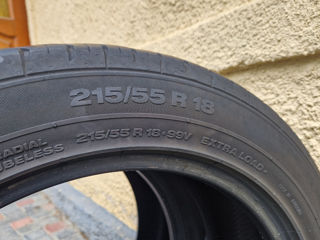 215/55 R18 2 Cauciucuri Continental și Firestone foto 7