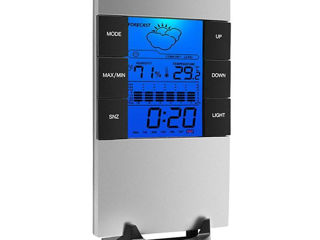 Часы=Измеритель влажности комнаты и температуры в помещении=LCD. Цифровой термометр. Гигрометр.