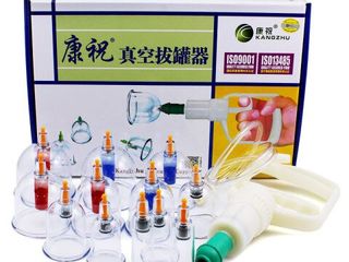 Set de ventuze cu pompa Kangzhu (12 buc)