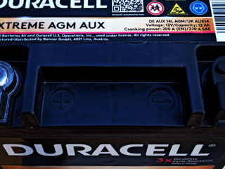 Аккумулятор 14LAh AUX AGM Duracell Extreme foto 2