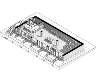 Centru Comercial/stil modern/P+E/180m2/bunuri comerciale/arhitecura/proiecte/ingineri/3D foto 6