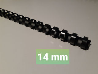 Spirala de plastic 14 mm negru
