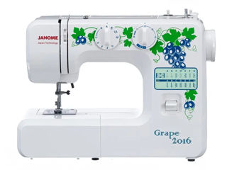 Швейная машина JANOME Grape 2016 (Гарантия 2 года, рассрочка 0%, Бесплатная доставка)