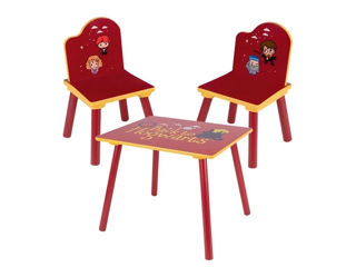 Masă si scaune pentru copii Harry Potter foto 1