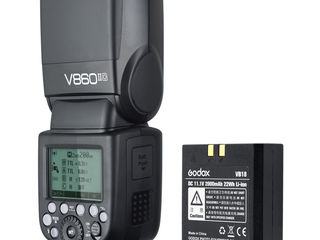 Godox VING V860II-C (Canon), E-TTL, HSS, сост.9.5/10, полный комплект (родной аккумулятор и зарядка) foto 6