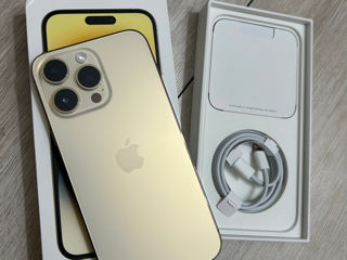 iPhone 14 Pro Max , Gold , 256 GB , Bateria 97% ,in stare ideala ca NOU, folosit foarte puțin,