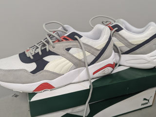 Puma R698 Classic Lace Up Mens Grey - Noi foto 5